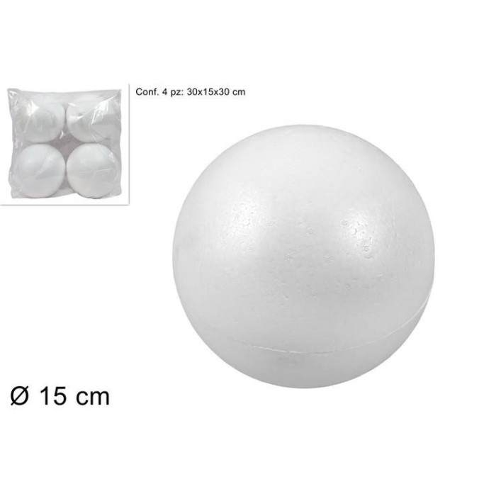 PALLE POLISTIROLO 15 CM.